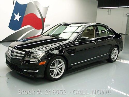 2012 mercedes-benz c250 sport turbo auto sunroof 33k mi texas direct auto