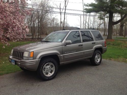 1998 jeep grand cherokee limited -  silver very good condition