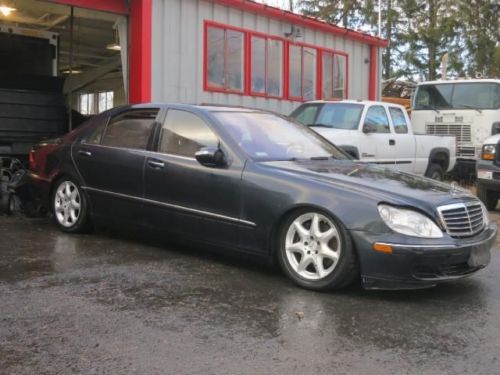 2004 mercedes-benz s500 4matic sedan 4-door 5.0l clear title needs work no res