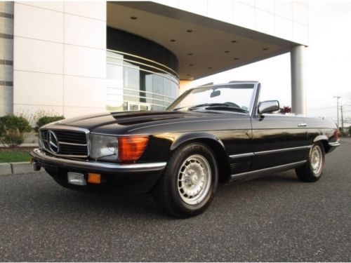 1985 mercedes-benz 500sl convertible european model 71k miles rare must see