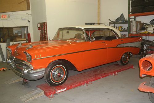 1957 chevy bel air hardtop frame off restoration