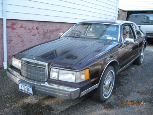 1988 lincoln mark vii - one owner- 43,000 original miles