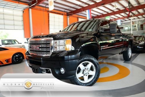 11 gmc sierra 2500hd denali crew 4wd 6.6l diesel dvd nav pdc cam vent roof