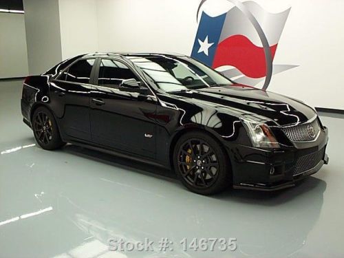 2011 CADILLAC CTS-V SEDAN RECARO SEATS PANO SUNROOF NAV TEXAS DIRECT AUTO, US $39,980.00, image 3