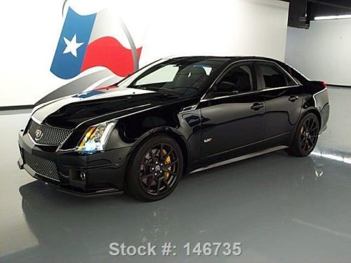 2011 CADILLAC CTS-V SEDAN RECARO SEATS PANO SUNROOF NAV TEXAS DIRECT AUTO, US $39,980.00, image 9
