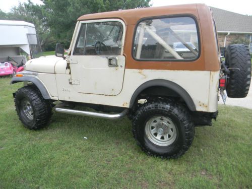 1984 jeep cj7 no reserve  laredo 4x4 6 cylinder automatic cj like wrangler