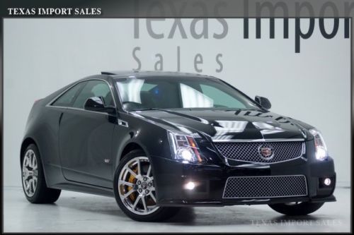 2013 cts-v coupe 13k miles,rare 6-speed manual,recaros,suede,nav,1.49% financing