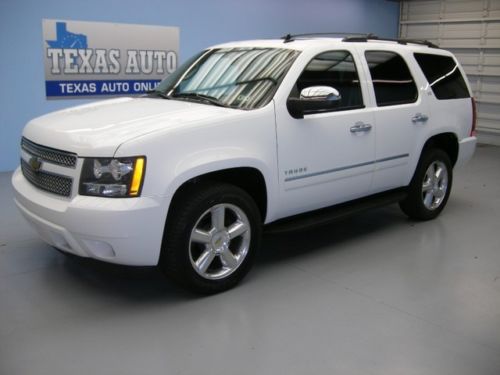 We finance!!!  2011 chevrolet tahoe ltz 4x4 roof nav tv heated seats texas auto