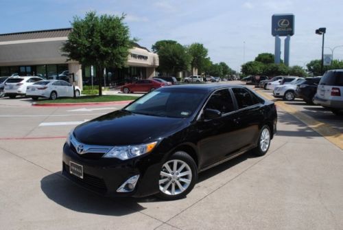 2013 toyota camry xle heated leather sunroof cd one owner low miles