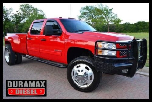 2010 chevrolet silverado 3500hd 4wd dually crew cab lt 6.6l 4x4 duramax allison