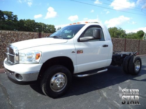 08 ram 3500 slt drw 4wd cummins reularcab dually at diesel tx!