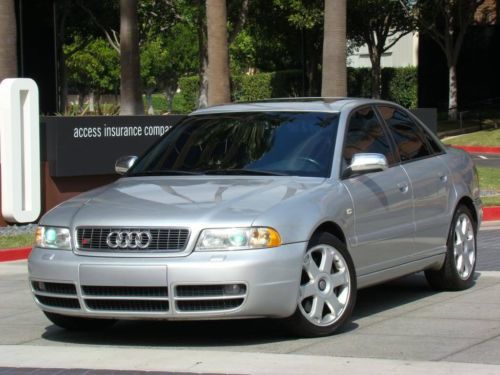 2001 audi s4 quattro 6 speed manual sport package suede clean 01 s4 twin turbo