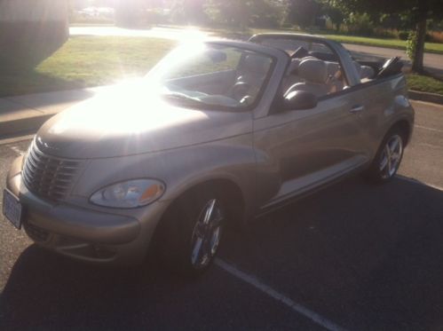 2005 chrysler pt cruiser gt turbo 5 speed 10,100 miles! original owner leather