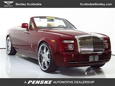 2010 rolls-royce phantom drophead convertible 11k miles stainless pack camera&#039;s