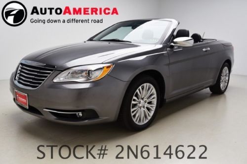 2011 chrysler 200 27k low miles convertible nav boston audio 1 one owner