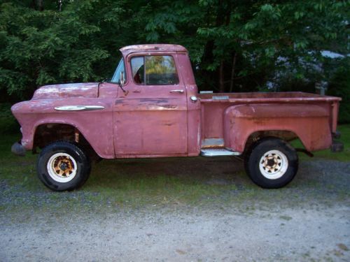 1957 stepside shortbed 4x4 project like apache napco