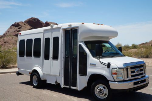 2008 ford e350 arizona rust free shuttle bus van!!