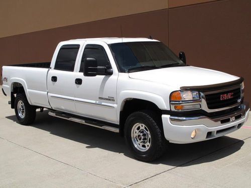 2007 gmc sierra k2500hd classic sle crew cab long bed 6.6l diesel 4x4 1owner