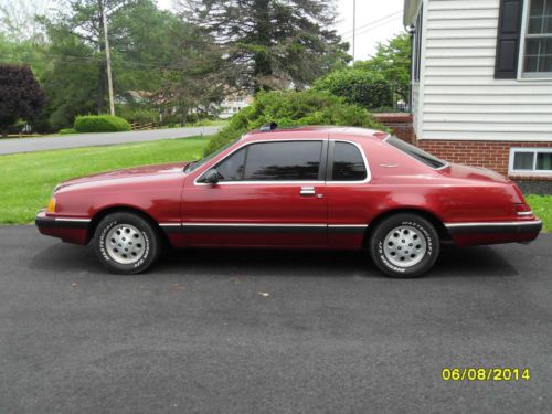 1986 ford thunderbird base sedan 2-door 5.0l