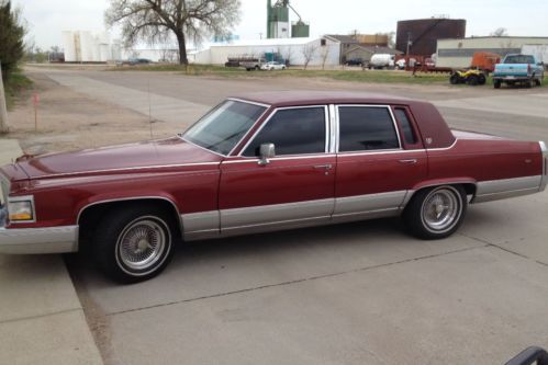 91 cadillac fleet wood brougham