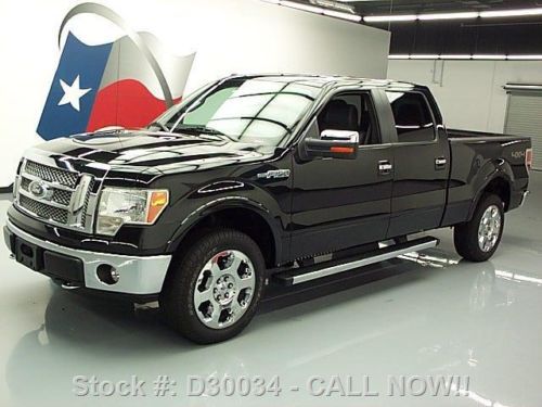 2012 ford f-150 lariat crew 4x4 5.0l v8 leather 26k mi  texas direct auto