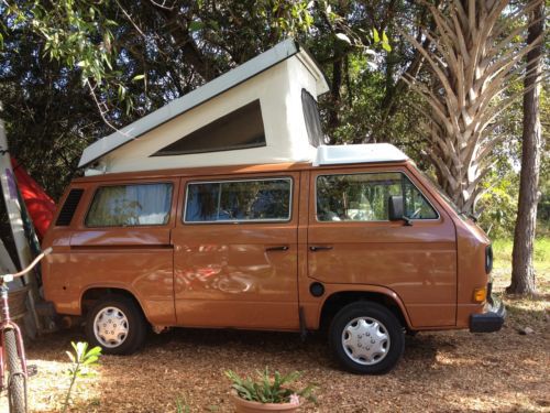 1984 vw vanagon westfalia camper (2nd owner) runs great!