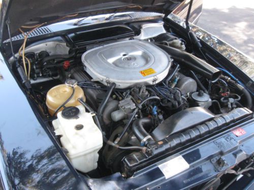 BEAUTIFUL ORIGINAL1984 MERCEDES BENZ 380SL DARKK BLUE/TAN LOW MILES, image 11