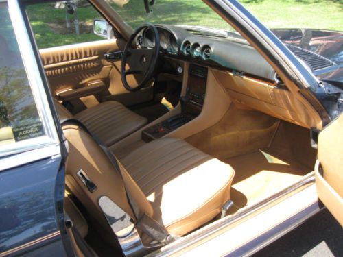 BEAUTIFUL ORIGINAL1984 MERCEDES BENZ 380SL DARKK BLUE/TAN LOW MILES, image 23