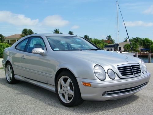 Low miles!! clean history!! mercedes clk430!! amg pkg!! htd sts!! two tone int!!