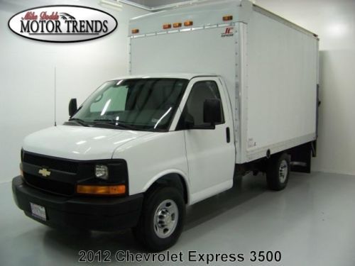 2012 chevy express 3500 supreme box van power tommy lift cruise ac cd player 22k