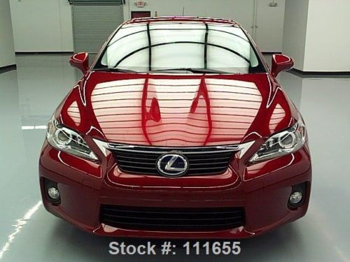 2012 LEXUS CT 200H PREMIUM HYBRID SUNROOF HTD SEATS 19K TEXAS DIRECT AUTO, US $24,780.00, image 2