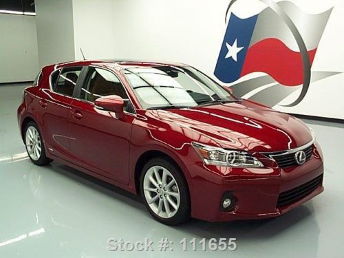 2012 LEXUS CT 200H PREMIUM HYBRID SUNROOF HTD SEATS 19K TEXAS DIRECT AUTO, US $24,780.00, image 3