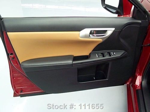 2012 LEXUS CT 200H PREMIUM HYBRID SUNROOF HTD SEATS 19K TEXAS DIRECT AUTO, US $24,780.00, image 5