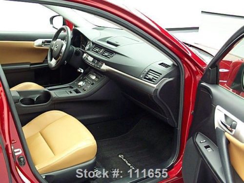 2012 LEXUS CT 200H PREMIUM HYBRID SUNROOF HTD SEATS 19K TEXAS DIRECT AUTO, US $24,780.00, image 6
