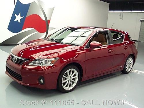 2012 LEXUS CT 200H PREMIUM HYBRID SUNROOF HTD SEATS 19K TEXAS DIRECT AUTO, US $24,780.00, image 9