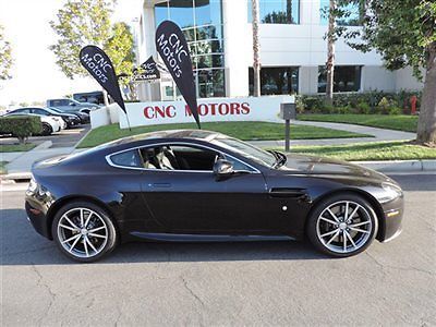 2013 aston martin v8 vantage coupe 8,829 miles black on black 1 california owner