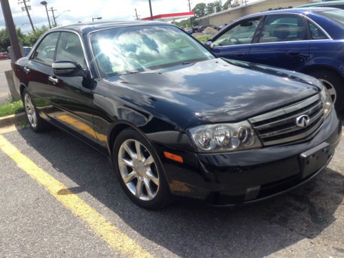 2004 infiniti m45 sedan 4-door 4.5l 105k ** very clean ** no reserve blk/blk