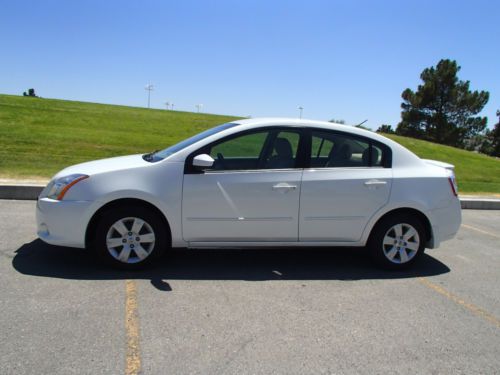 2012 nissan sentra s sedan white clean low miles   2011 2010 2009 2008 2007 2013