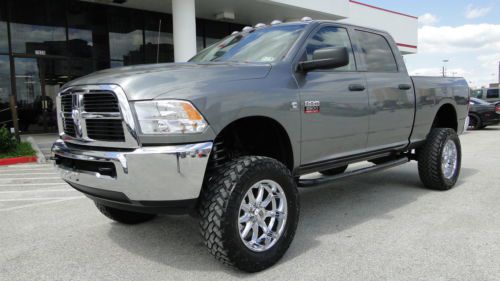 2012 dodge ram 2500 4x4 turbo diesel lifted wheels 20&#034; chrome 1 owner immaculate