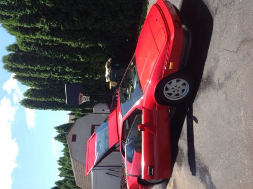 Lotus esprit 1988 red like new car 8700 original miles