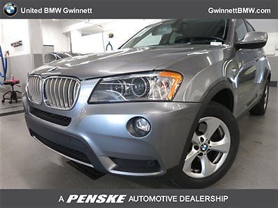 Xdrive28i low miles 4 dr suv automatic gasoline 3.0l straight 6 cyl space gray m