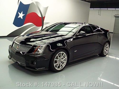 2011 cadillac cts-v coupe auto sunroof nav rear cam 44k texas direct auto