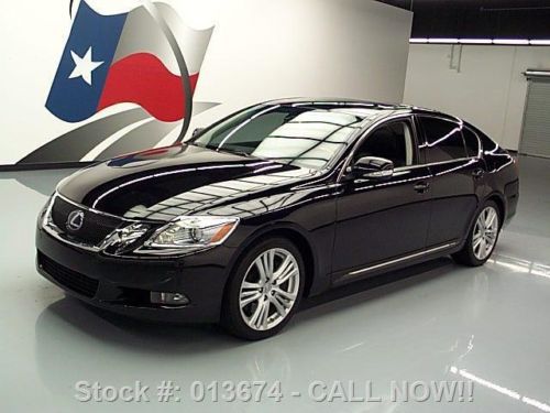 2008 lexus gs450h hybrid sunroof nav rearview cam 64k texas direct auto