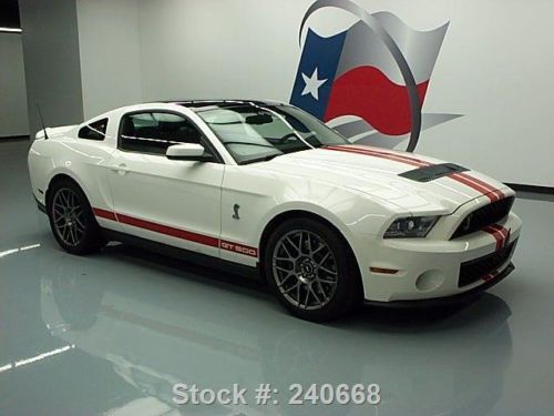2012 FORD SHELBY GT500 COBRA SVT PERF GLASS ROOF RECARO TEXAS DIRECT AUTO, US $44,780.00, image 3