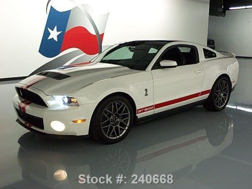 2012 FORD SHELBY GT500 COBRA SVT PERF GLASS ROOF RECARO TEXAS DIRECT AUTO, US $44,780.00, image 9