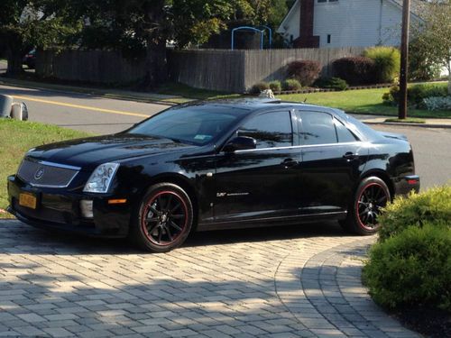 Cadillac sts-v beautiful black fast**