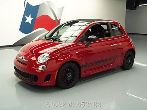 2013 fiat 500c abarth cabriolet turbo 5-spd leather 2k texas direct auto