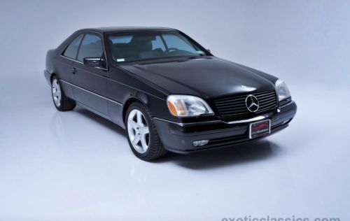 Black 1999 mercedes benz coupe sharp