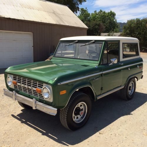 1973 ford broco uncut original, a/c, leather, automatic, 302ci