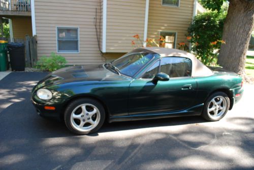 1999 mazda miata mx-5 convertible leather interior